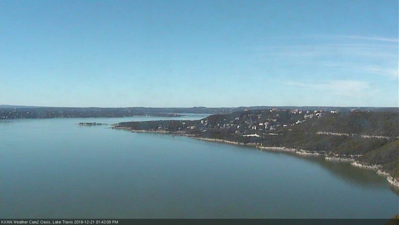 Lake Travis webcam, December 21, 2018 12:45 PM CT