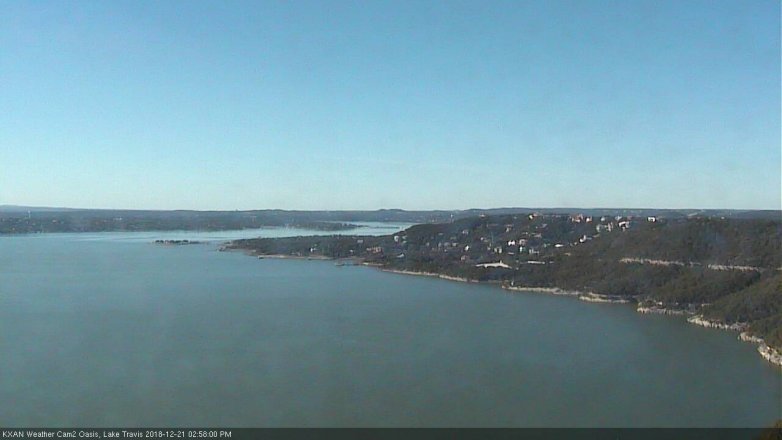 Lake Travis webcam, December 21, 2018 2:00 PM CT