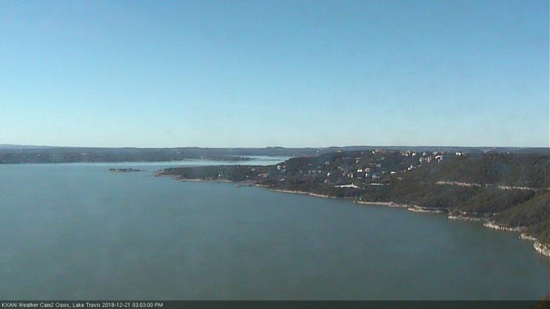 Lake Travis webcam, December 21, 2018 2:05 PM CT