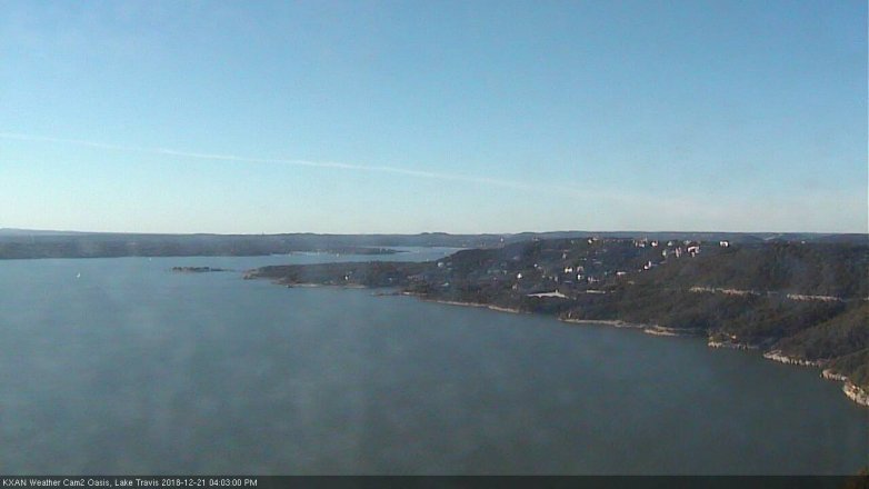 Lake Travis webcam, December 21, 2018 3:05 PM CT
