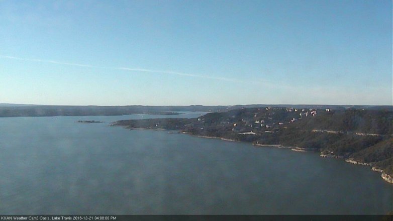 Lake Travis webcam, December 21, 2018 3:10 PM CT