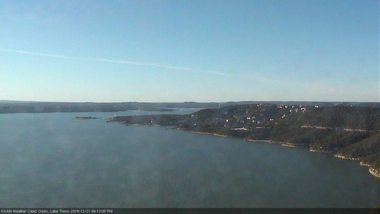 Lake Travis webcam, December 21, 2018 3:15 PM CT