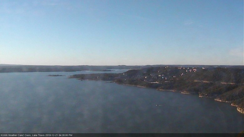 Lake Travis webcam, December 21, 2018 3:40 PM CT