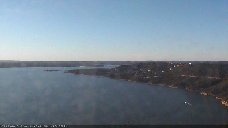 Lake Travis webcam, December 21, 2018 3:50 PM CT