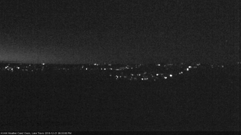 Lake Travis webcam, December 21, 2018 5:35 PM CT