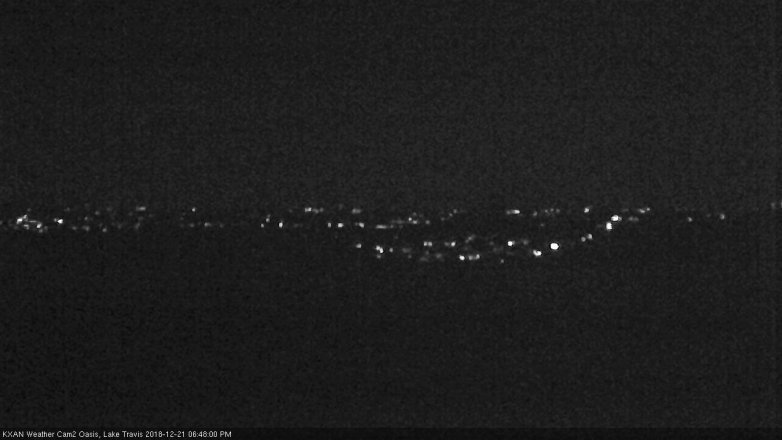 Lake Travis webcam, December 21, 2018 5:50 PM CT