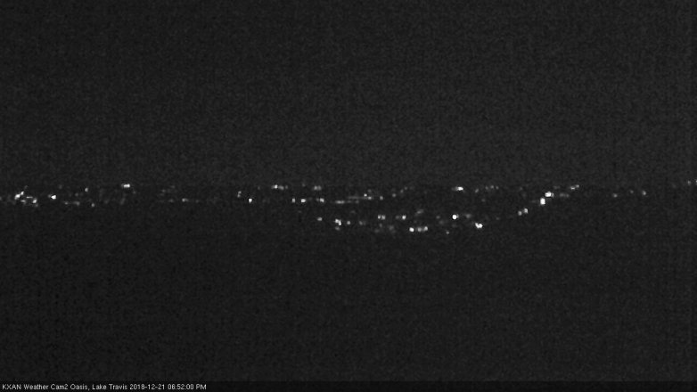 Lake Travis webcam, December 21, 2018 5:55 PM CT