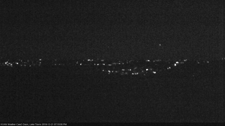 Lake Travis webcam, December 21, 2018 6:20 PM CT