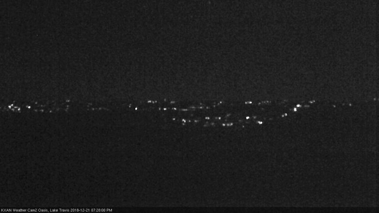 Lake Travis webcam, December 21, 2018 6:30 PM CT