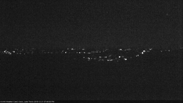 Lake Travis webcam, December 21, 2018 6:50 PM CT