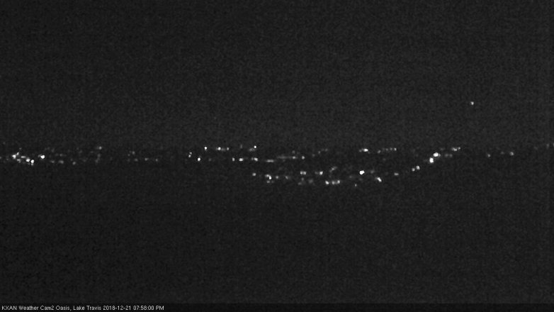 Lake Travis webcam, December 21, 2018 7:00 PM CT