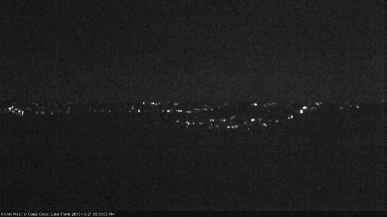 Lake Travis webcam, December 21, 2018 7:35 PM CT