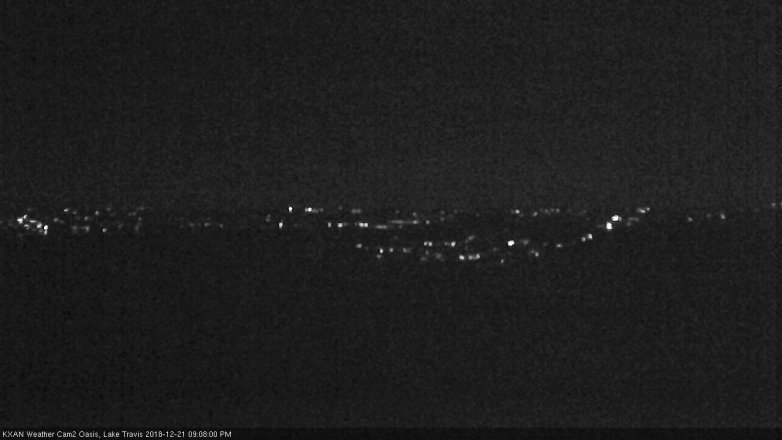 Lake Travis webcam, December 21, 2018 8:10 PM CT