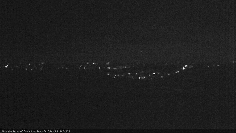 Lake Travis webcam, December 21, 2018 10:20 PM CT
