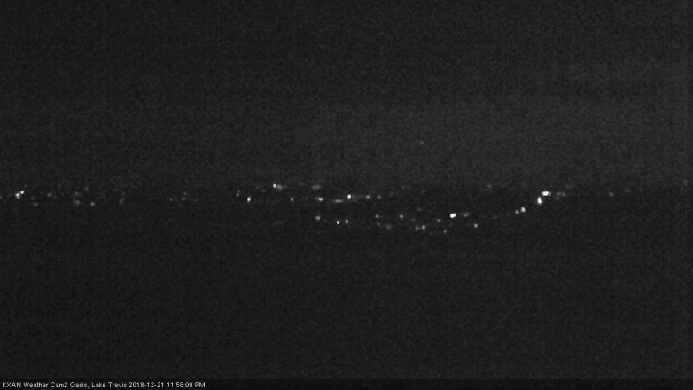 Lake Travis webcam, December 21, 2018 11:00 PM CT
