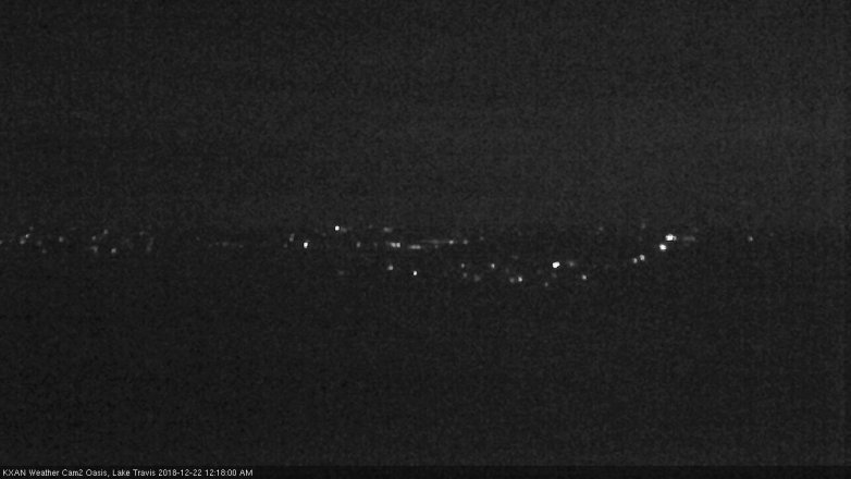 Lake Travis webcam, December 21, 2018 11:20 PM CT