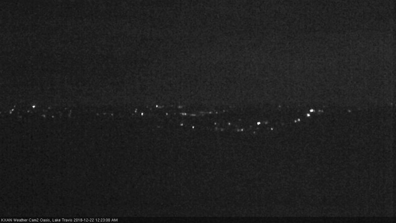 Lake Travis webcam, December 21, 2018 11:25 PM CT