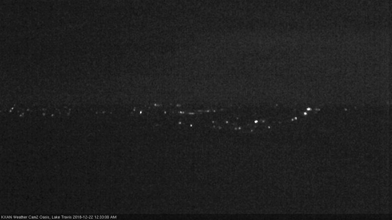 Lake Travis webcam, December 21, 2018 11:35 PM CT