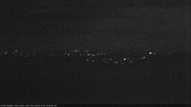 Lake Travis webcam, December 21, 2018 11:40 PM CT