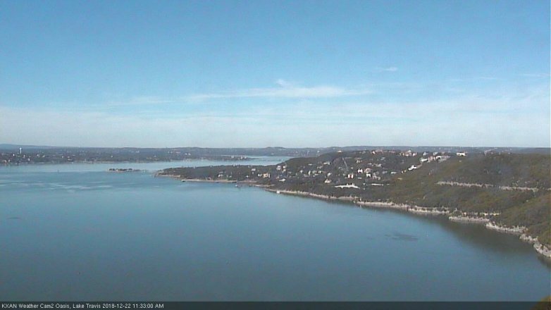 Lake Travis webcam, December 22, 2018 10:35 AM CT