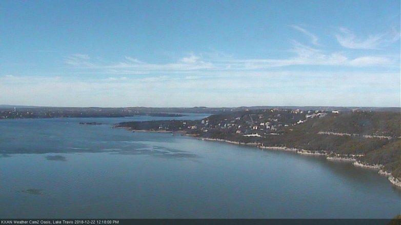 Lake Travis webcam, December 22, 2018 11:20 AM CT