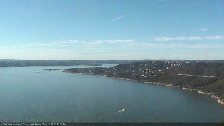 Lake Travis webcam, December 22, 2018 2:25 PM CT