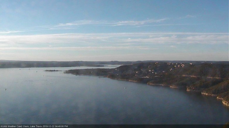 Lake Travis webcam, December 22, 2018 3:50 PM CT