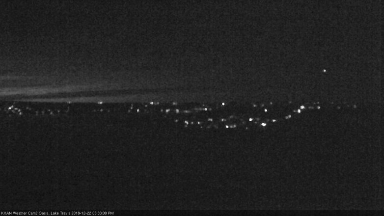 Lake Travis webcam, December 22, 2018 5:35 PM CT