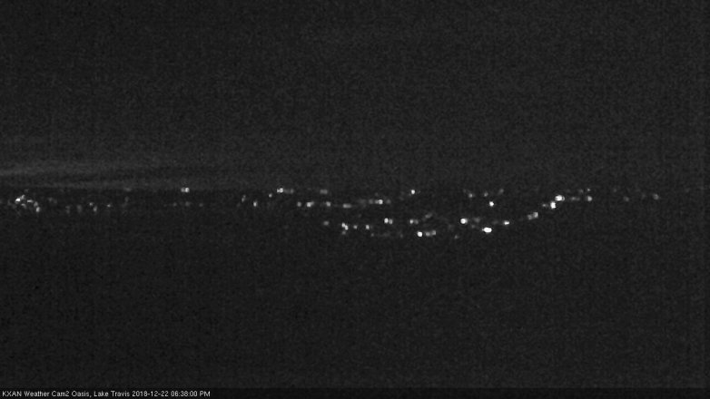 Lake Travis webcam, December 22, 2018 5:40 PM CT