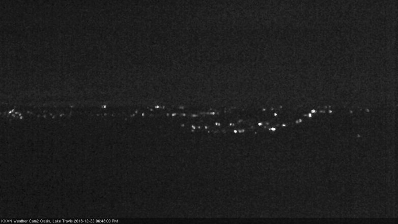 Lake Travis webcam, December 22, 2018 5:45 PM CT