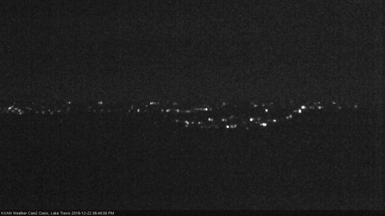 Lake Travis webcam, December 22, 2018 5:50 PM CT
