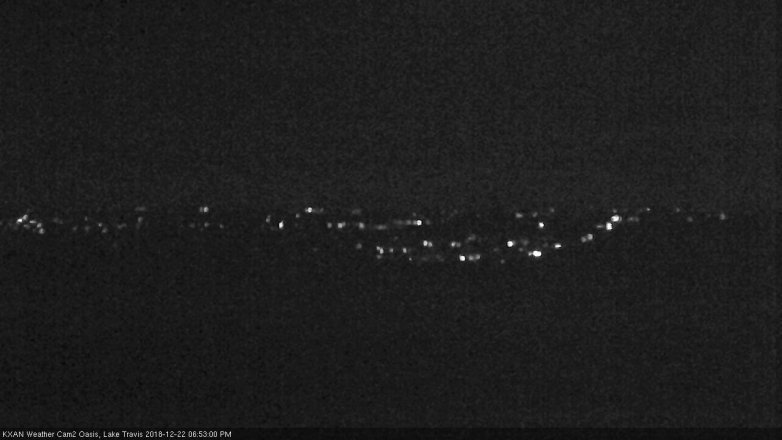 Lake Travis webcam, December 22, 2018 5:55 PM CT