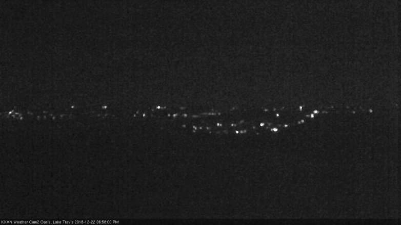 Lake Travis webcam, December 22, 2018 6:00 PM CT