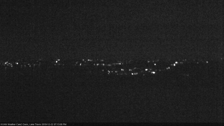 Lake Travis webcam, December 22, 2018 6:15 PM CT