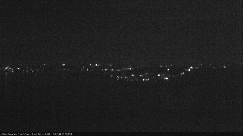 Lake Travis webcam, December 22, 2018 6:20 PM CT