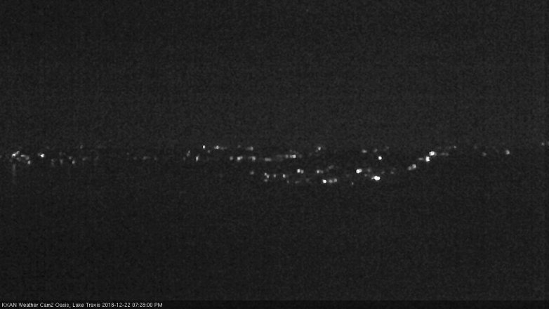 Lake Travis webcam, December 22, 2018 6:30 PM CT