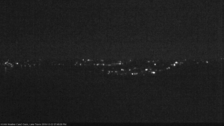 Lake Travis webcam, December 22, 2018 6:50 PM CT