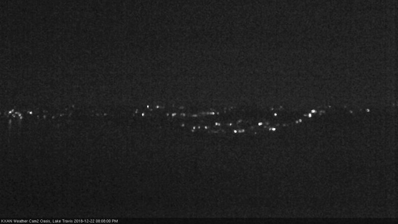 Lake Travis webcam, December 22, 2018 7:10 PM CT