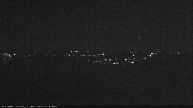 Lake Travis webcam, December 22, 2018 7:15 PM CT