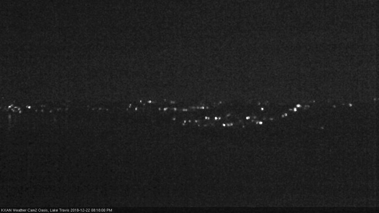 Lake Travis webcam, December 22, 2018 7:20 PM CT