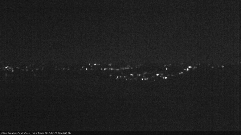 Lake Travis webcam, December 22, 2018 7:45 PM CT