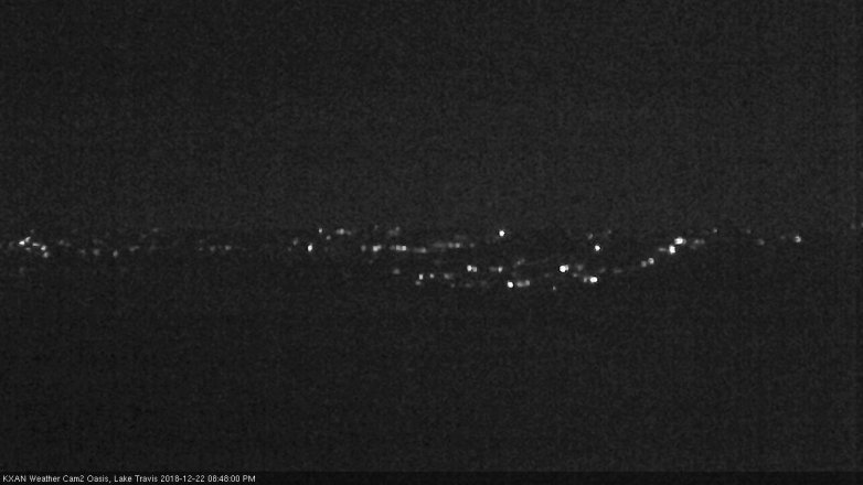 Lake Travis webcam, December 22, 2018 7:50 PM CT