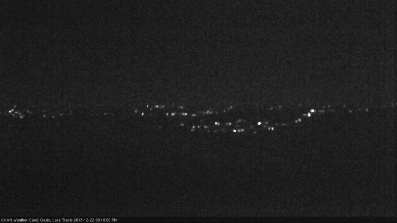 Lake Travis webcam, December 22, 2018 8:20 PM CT
