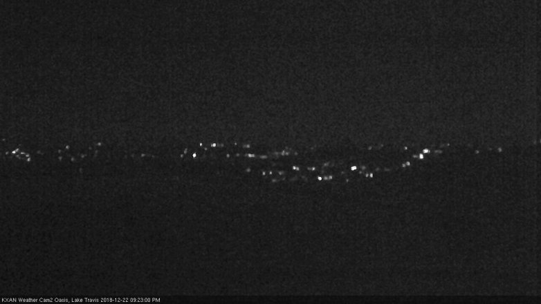 Lake Travis webcam, December 22, 2018 8:25 PM CT