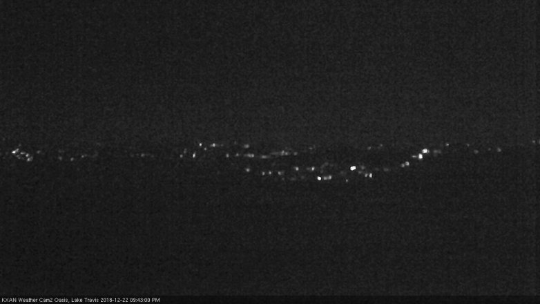 Lake Travis webcam, December 22, 2018 8:45 PM CT