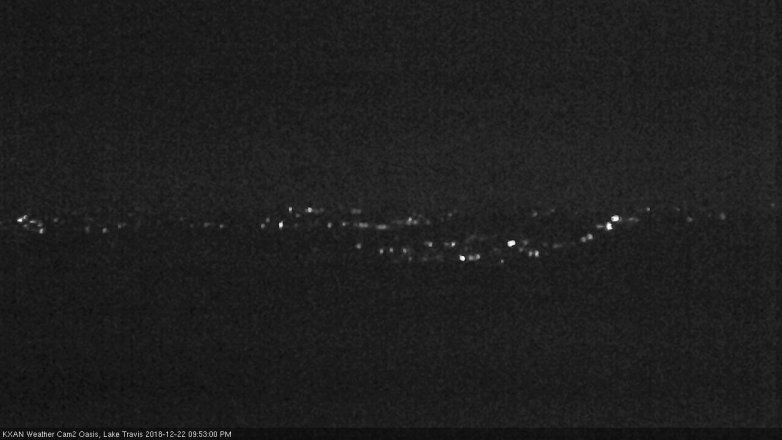 Lake Travis webcam, December 22, 2018 8:55 PM CT