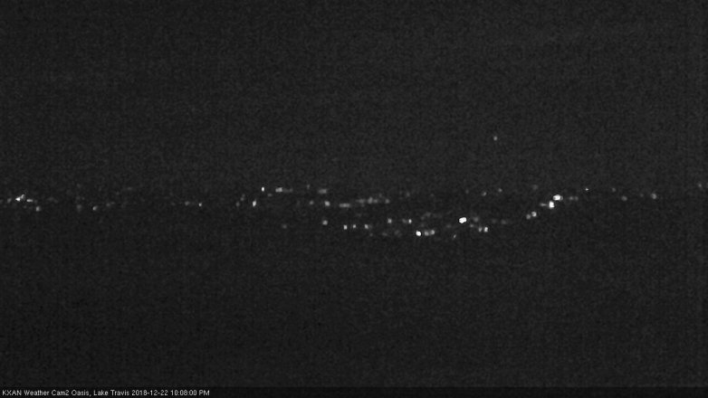 Lake Travis webcam, December 22, 2018 9:10 PM CT