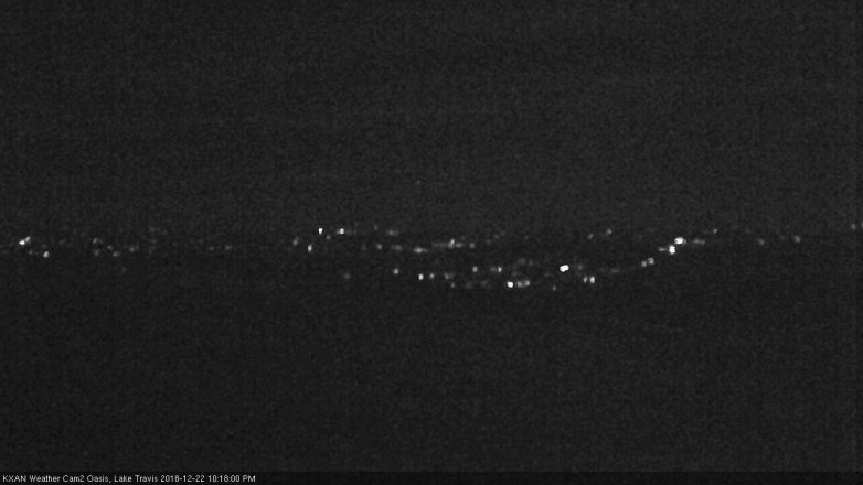 Lake Travis webcam, December 22, 2018 9:20 PM CT