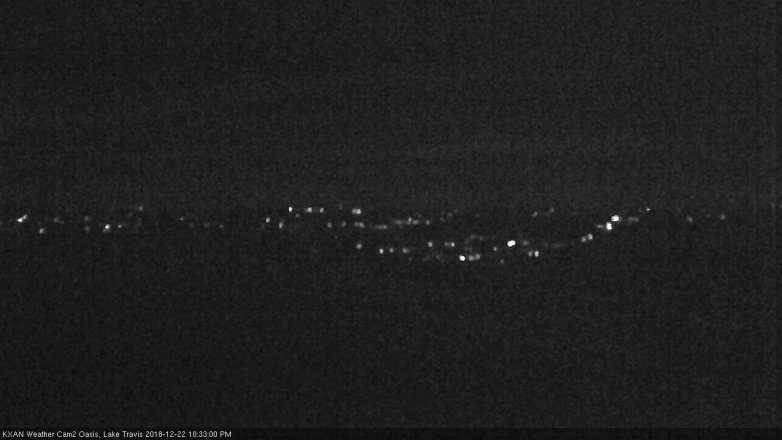 Lake Travis webcam, December 22, 2018 9:35 PM CT