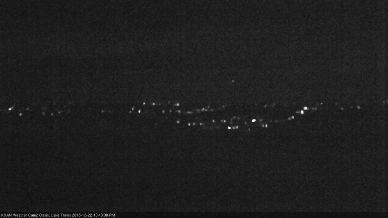 Lake Travis webcam, December 22, 2018 9:45 PM CT